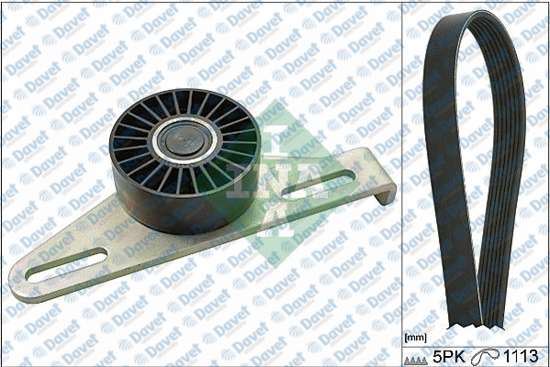 INA 529014510 V Kayis Seti Clio Ii 1.4 16v 1.6 16v 98-05 Clio Symbol I 1.4 00-09 Kangoo 97> Laguna I-Ii 97> Sandero 08> Logan 07>